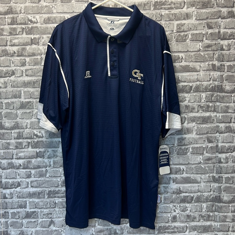 Georgia Tech polo shirt. New with tags size XL. Embroidery.